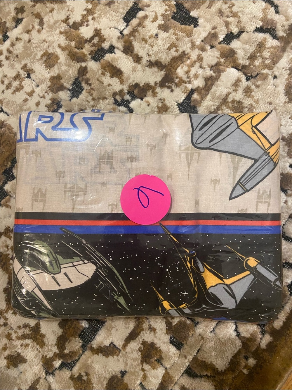 Vintage Star Wars New Twin Flat Sheet Old Stock
